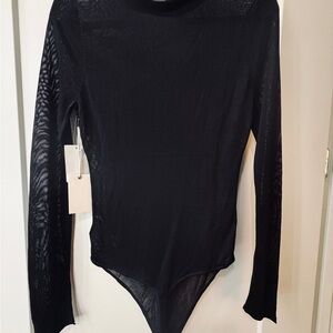 Good American Midnight Sheer Bodysuit